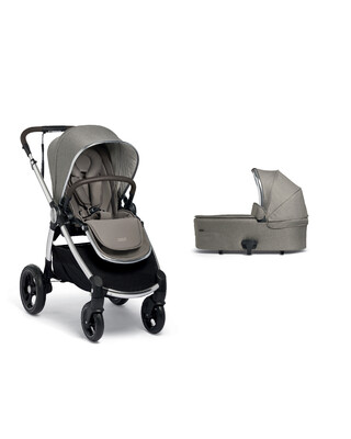Ocarro Greige Pushchair with Greige Carrycot